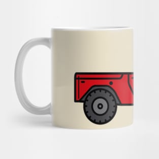 Sunset Jeep Mug